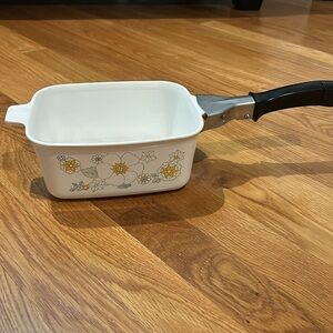 Vintage Corning Ware Wildflowers with Detachable Pot Handle